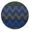 Chilewich Wiggle Round Place Mats Set/4 (Deep Sea)
