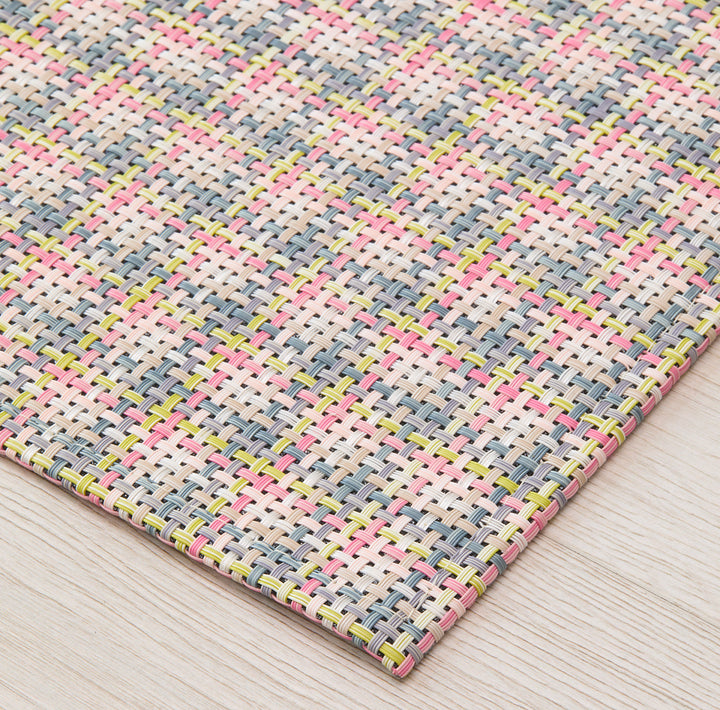 Chilewich Basketweave Woven Floor Mats (Begonia)