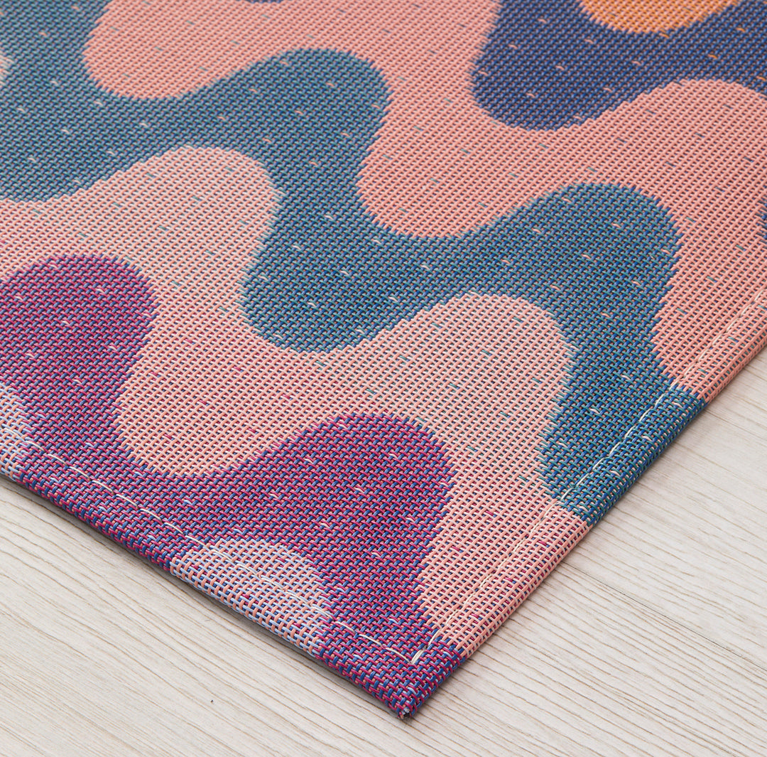 Chilewich Wiggle Woven Floormat Rug (Heatwave)