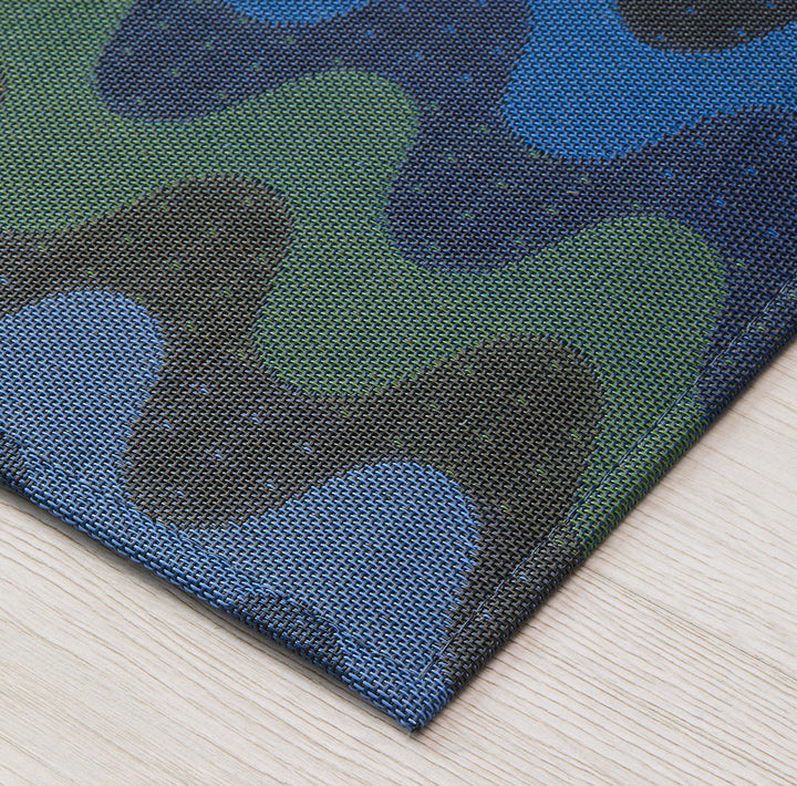 Chilewich Wiggle Woven Floormat Rug (Deep Sea)