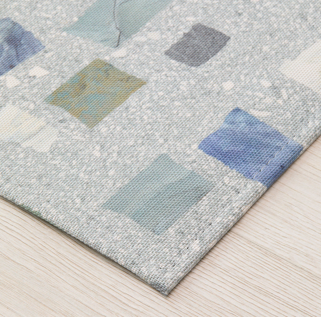 Chilewich Pietra Woven Floormat Rug (Deep Sea)