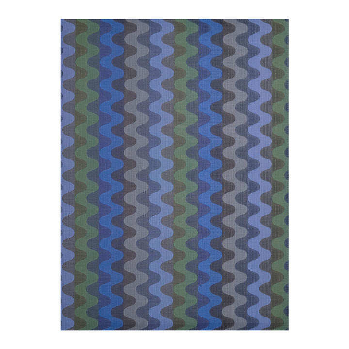 Chilewich Wiggle Woven Floormat Rug (Deep Sea)