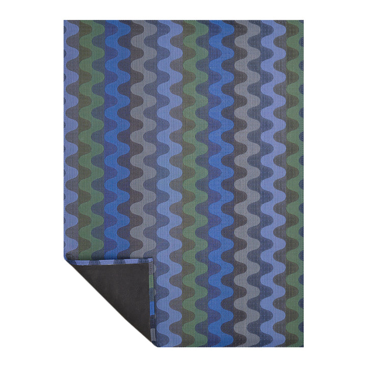 Chilewich Wiggle Woven Floormat Rug (Deep Sea)
