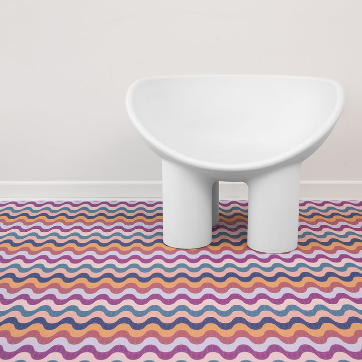 Chilewich Wiggle Woven Floormat Rug (Heatwave)