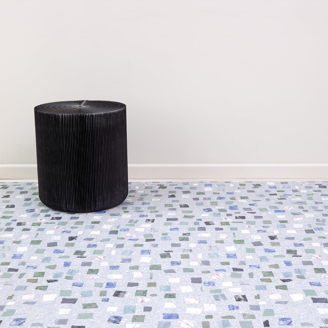 Chilewich Pietra Woven Floormat Rug (Deep Sea)