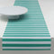 Meri Meri x Chilewich Festive Stripe Table Runner (Green)