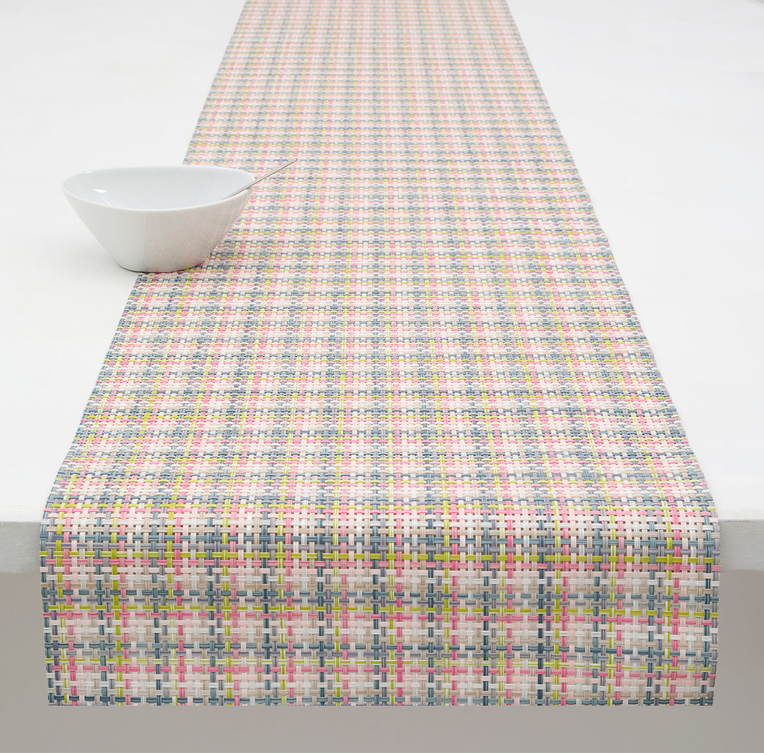 Chilewich Basketweave Table Runner (Begonia)