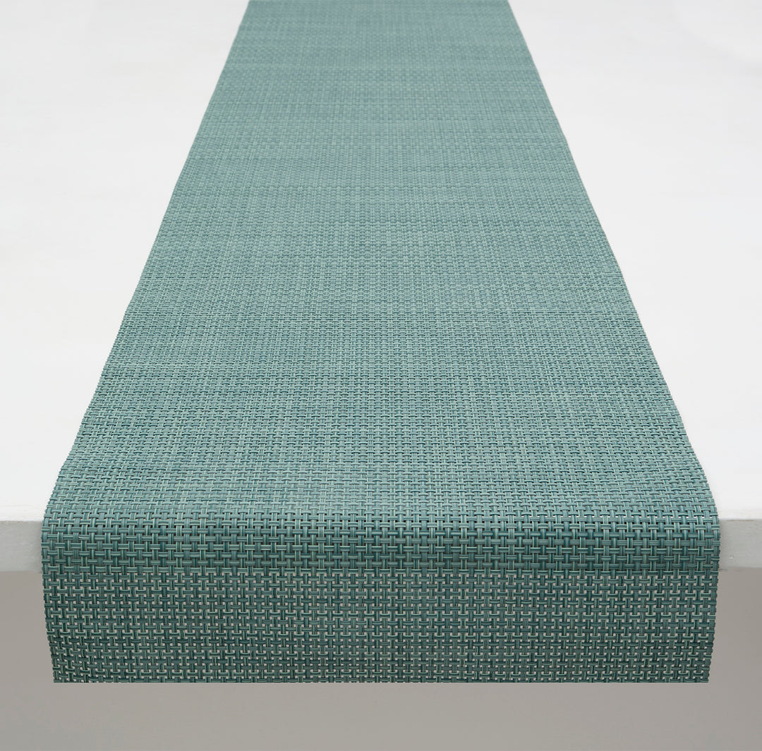 Chilewich Basketweave Table Runner (Celadon)