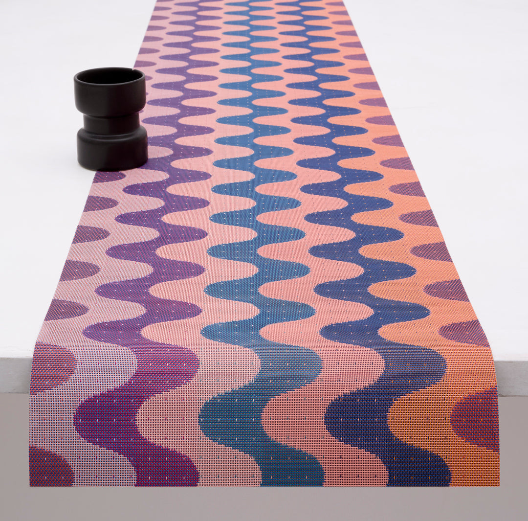 Chilewich Wiggle Table Runner (Heatwave)