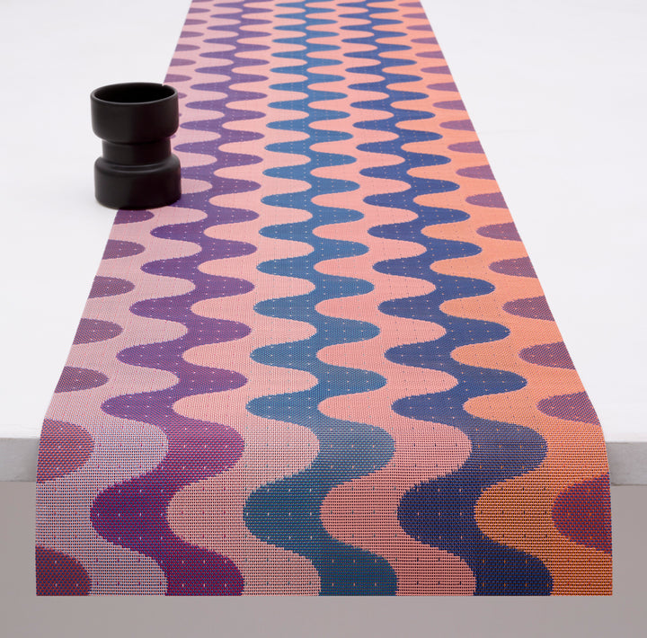 Chilewich Wiggle Table Runner (Heatwave)