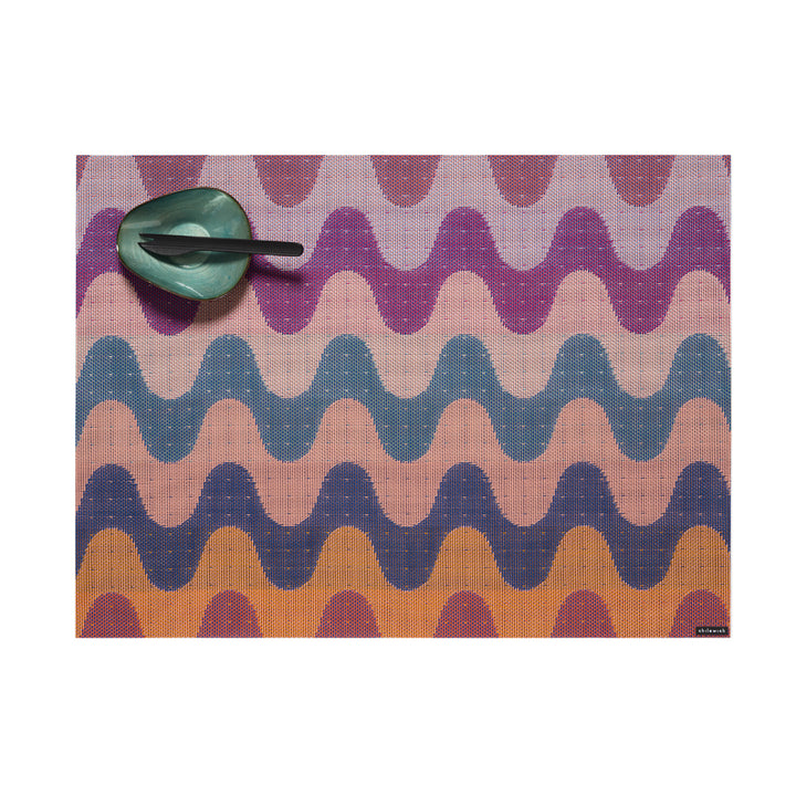 Chilewich Wiggle Rectangle Place Mats Set/4 (Heatwave)