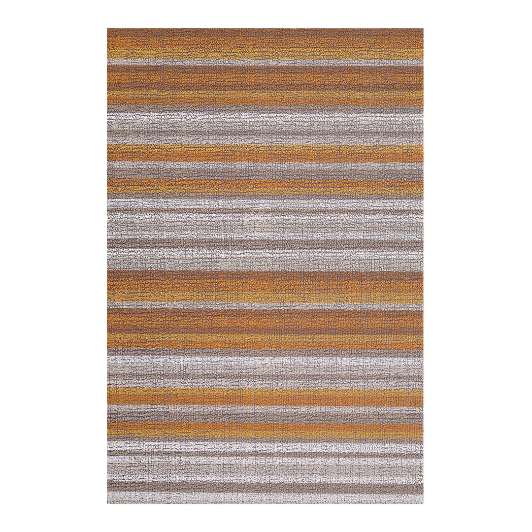 Chilewich Horizon Stripe Shag Floor Mats (Desert)