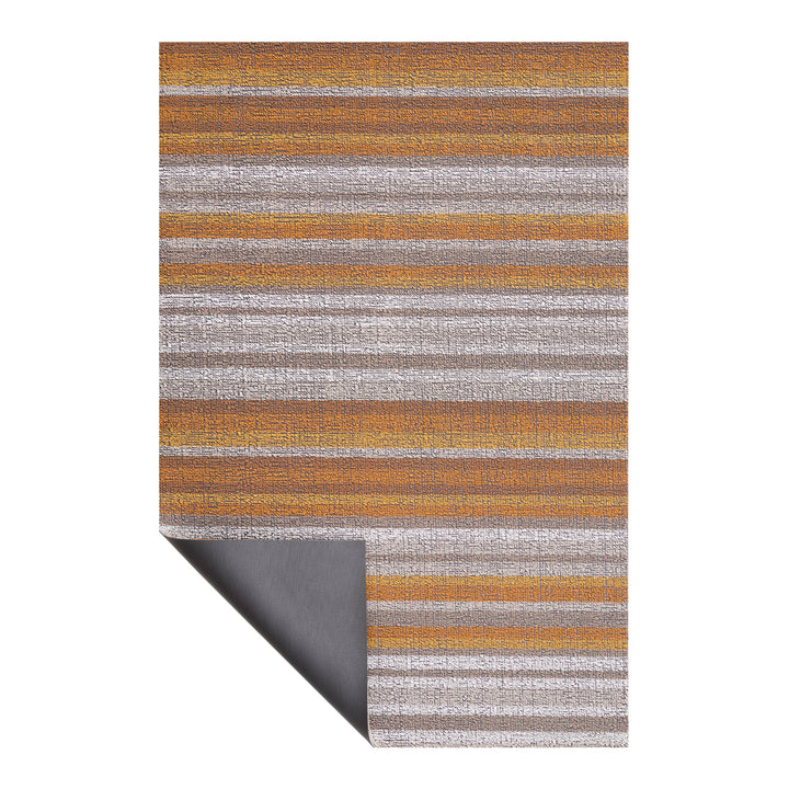 Chilewich Horizon Stripe Shag Floor Mats (Desert)