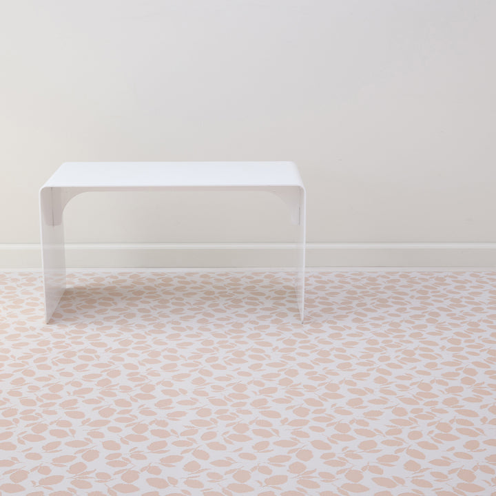 Martha Stewart x Chilewich Lemon Leaves Woven Floormat Rug (Marigold)
