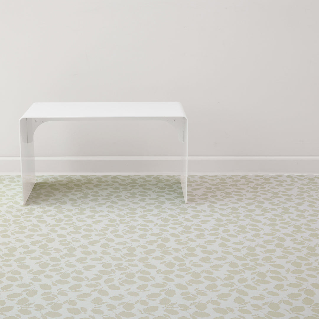 Martha Stewart x Chilewich Lemon Leaves Woven Floormat Rug (Sprout)