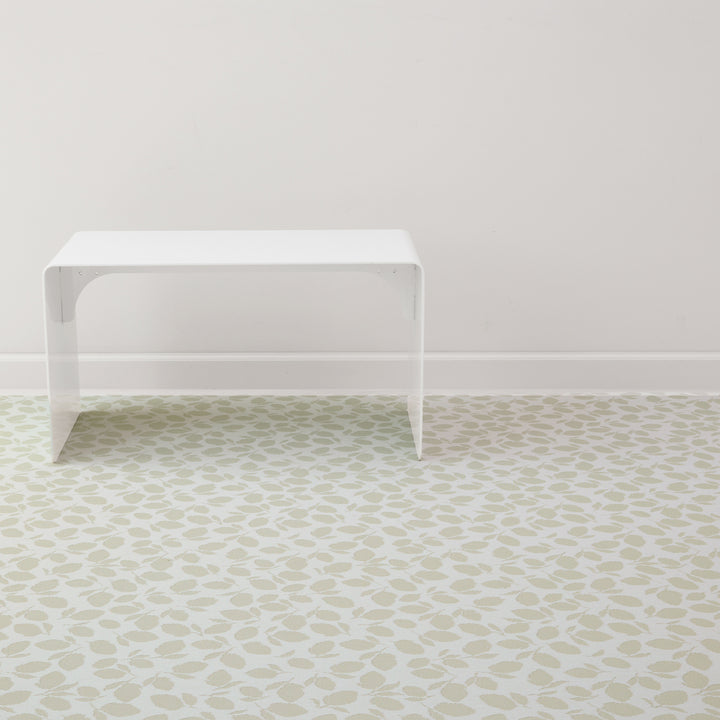 Martha Stewart x Chilewich Lemon Leaves Woven Floormat Rug (Sprout)