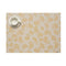 Martha Stewart x Chilewich Lemon Leaves Rectangular Placemats Set/4 (Goldenrod)