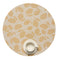 Martha Stewart x Chilewich Lemon Leaves Round Placemats Set/4 (Goldenrod)