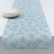 Martha Stewart x Chilewich Lemon Leaves Table Runner (Robin's egg)