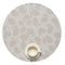 Martha Stewart x Chilewich Lemon Leaves Round Placemats Set/4 (Steel wool)