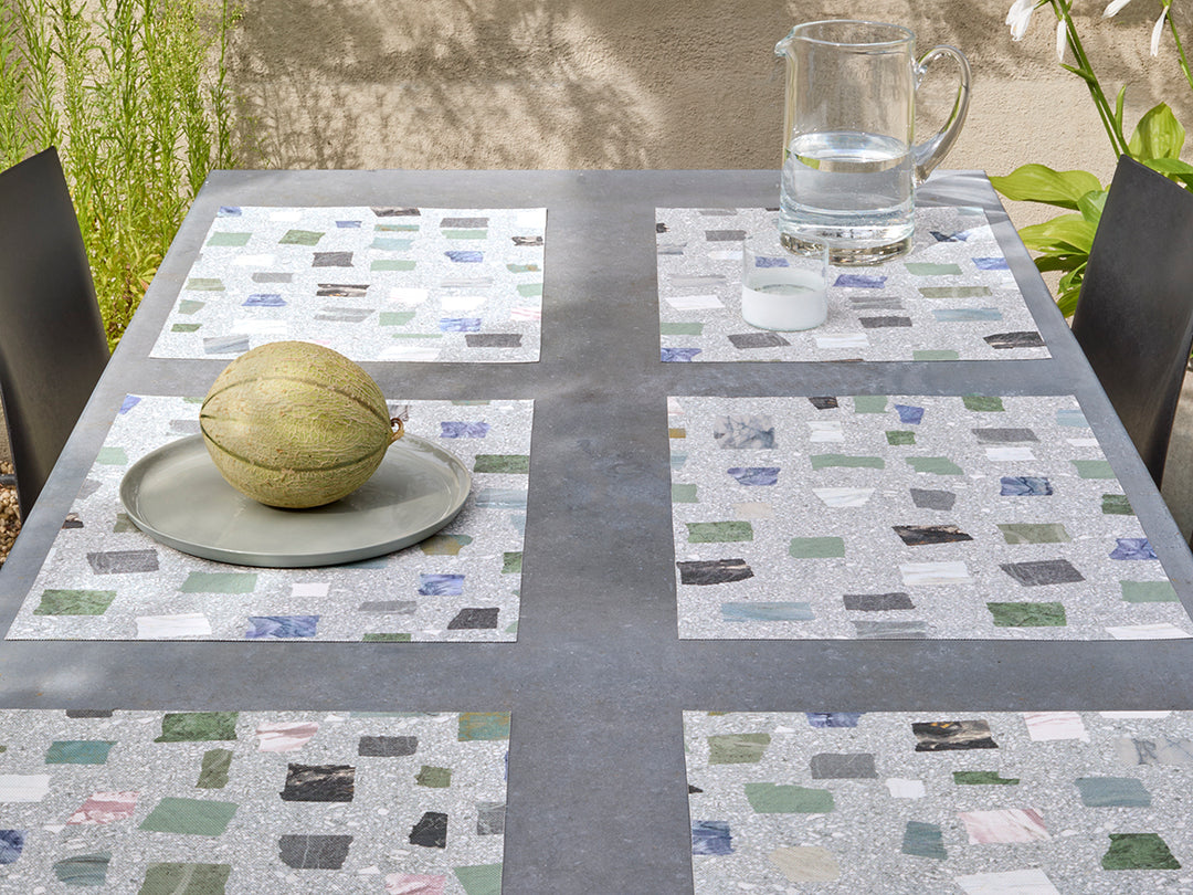 Chilewich Pietra Rectangle Place Mats Set/4 (Deep Sea)