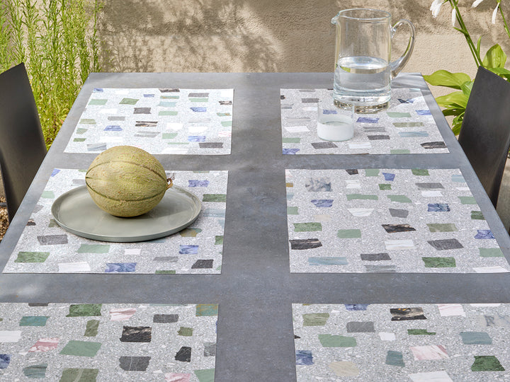 Chilewich Pietra Rectangle Place Mats Set/4 (Deep Sea)