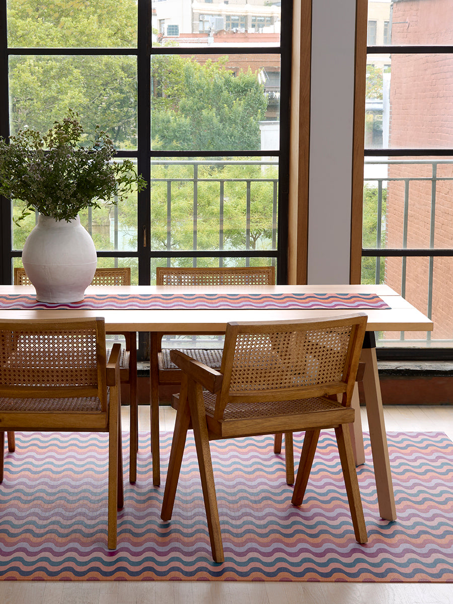 Chilewich Wiggle Woven Floormat Rug (Heatwave)