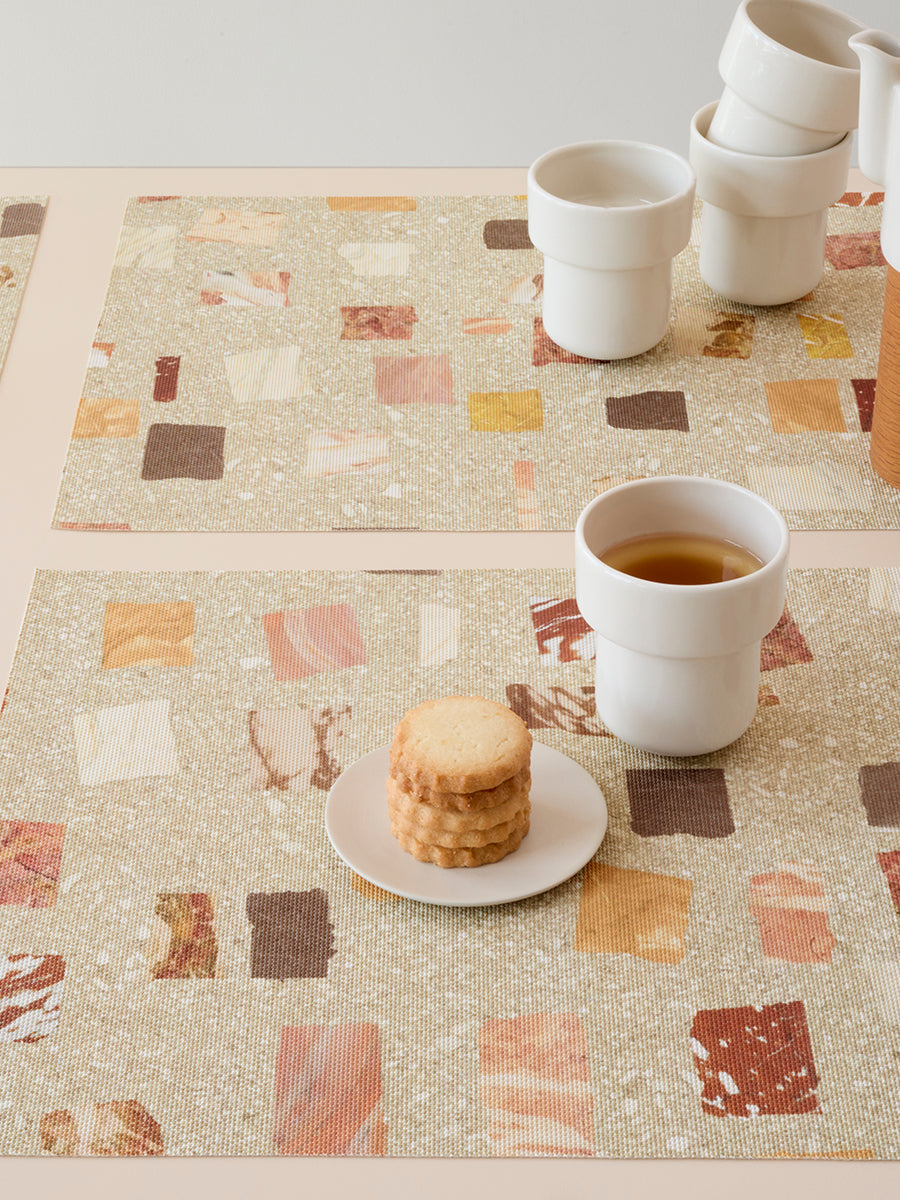 Chilewich Pietra Rectangle Place Mats Set/4 (Desert)