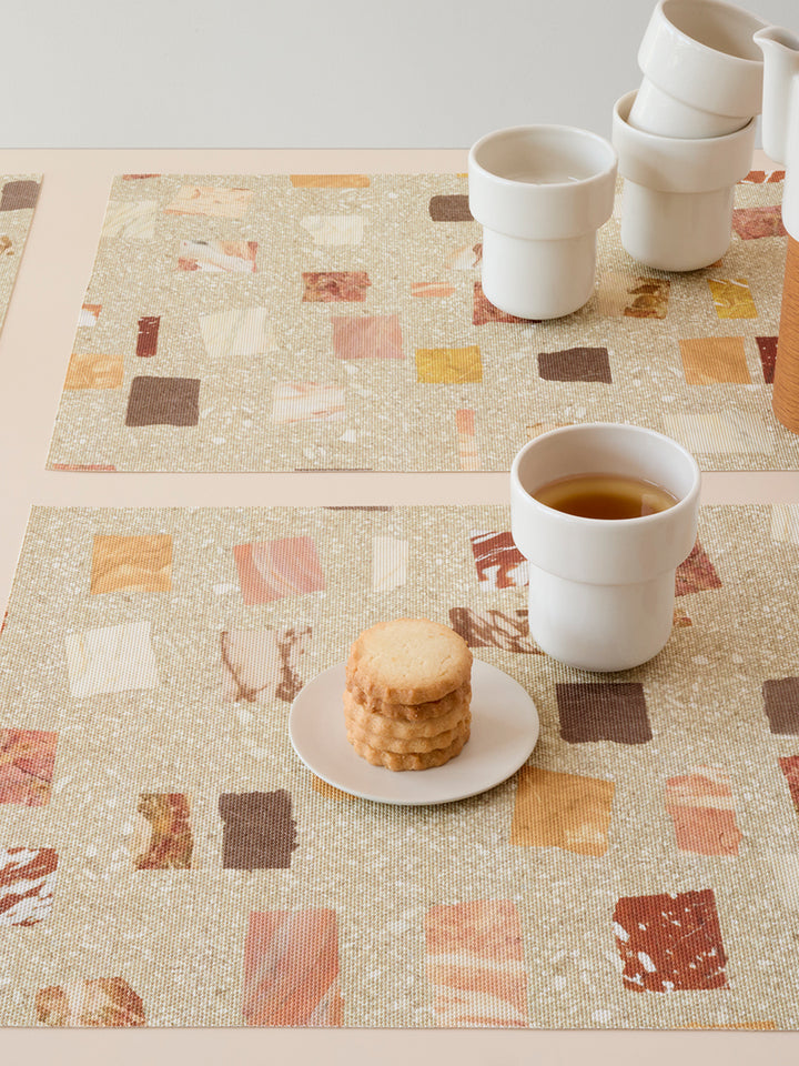 Chilewich Pietra Rectangle Place Mats Set/4 (Desert)