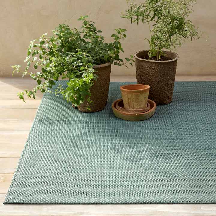 Chilewich Basketweave Woven Floor Mats (Celadon)