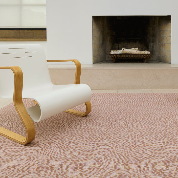 Chilewich Flutter Woven Floormat Rug (Rosewood)