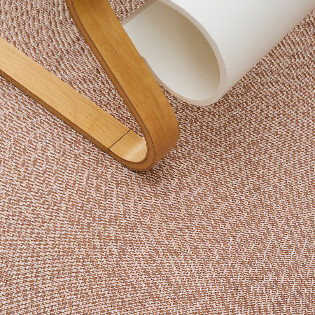 Chilewich Flutter Woven Floormat Rug (Rosewood)