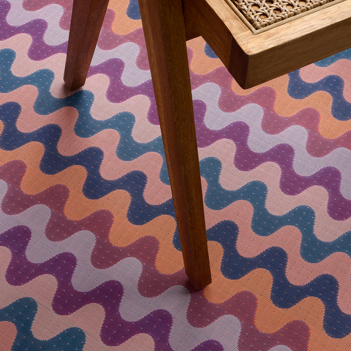 Chilewich Wiggle Woven Floormat Rug (Heatwave)