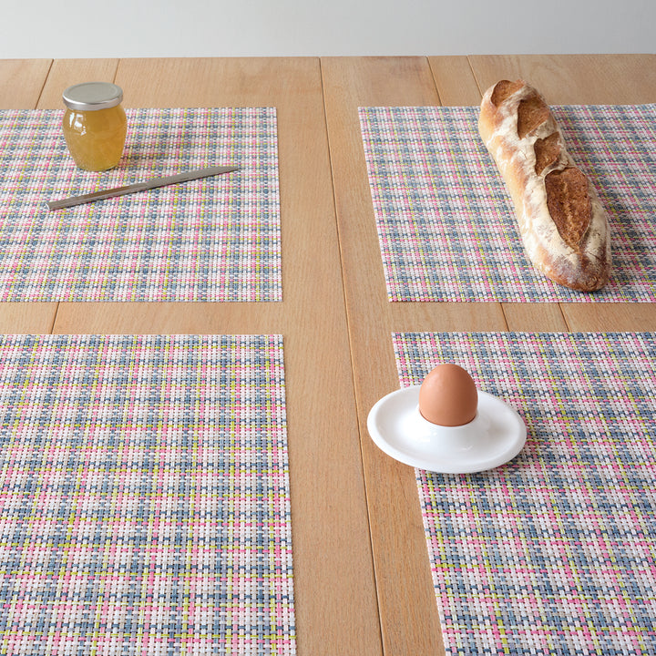 Chilewich Basketweave Rectangle Place Mats Set/4 (Begonia)