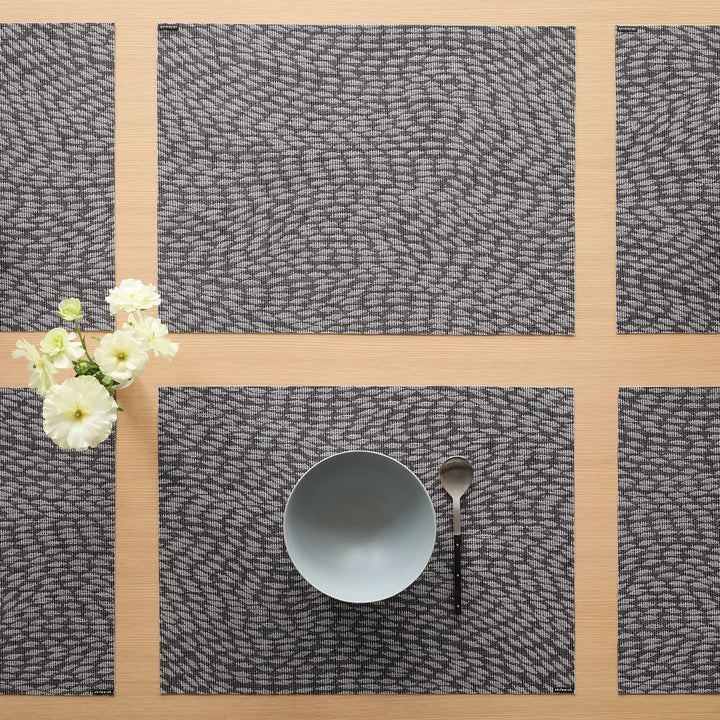 Chilewich Flutter Rectangle Place Mats Set/4 (Storm)