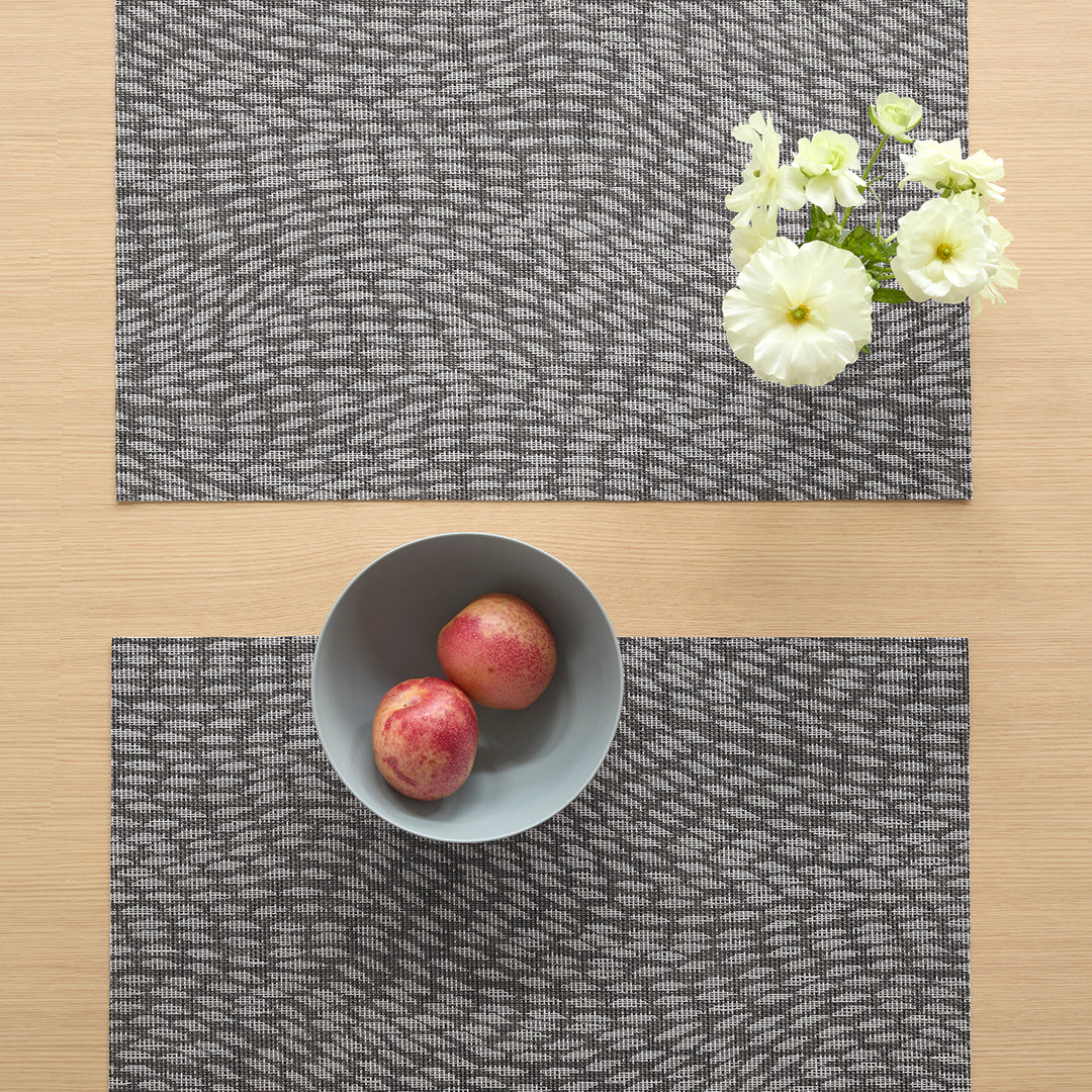 Chilewich Flutter Rectangle Place Mats Set/4 (Storm)