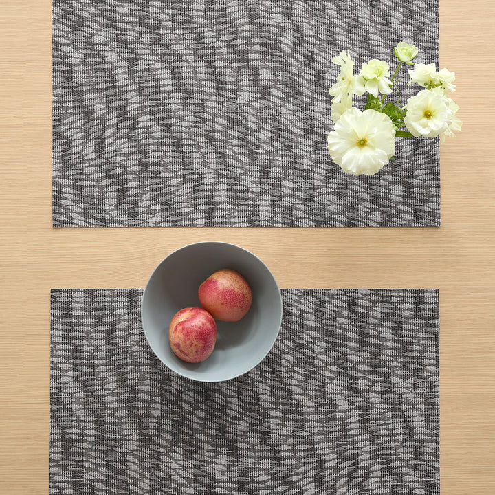 Chilewich Flutter Rectangle Place Mats Set/4 (Storm)