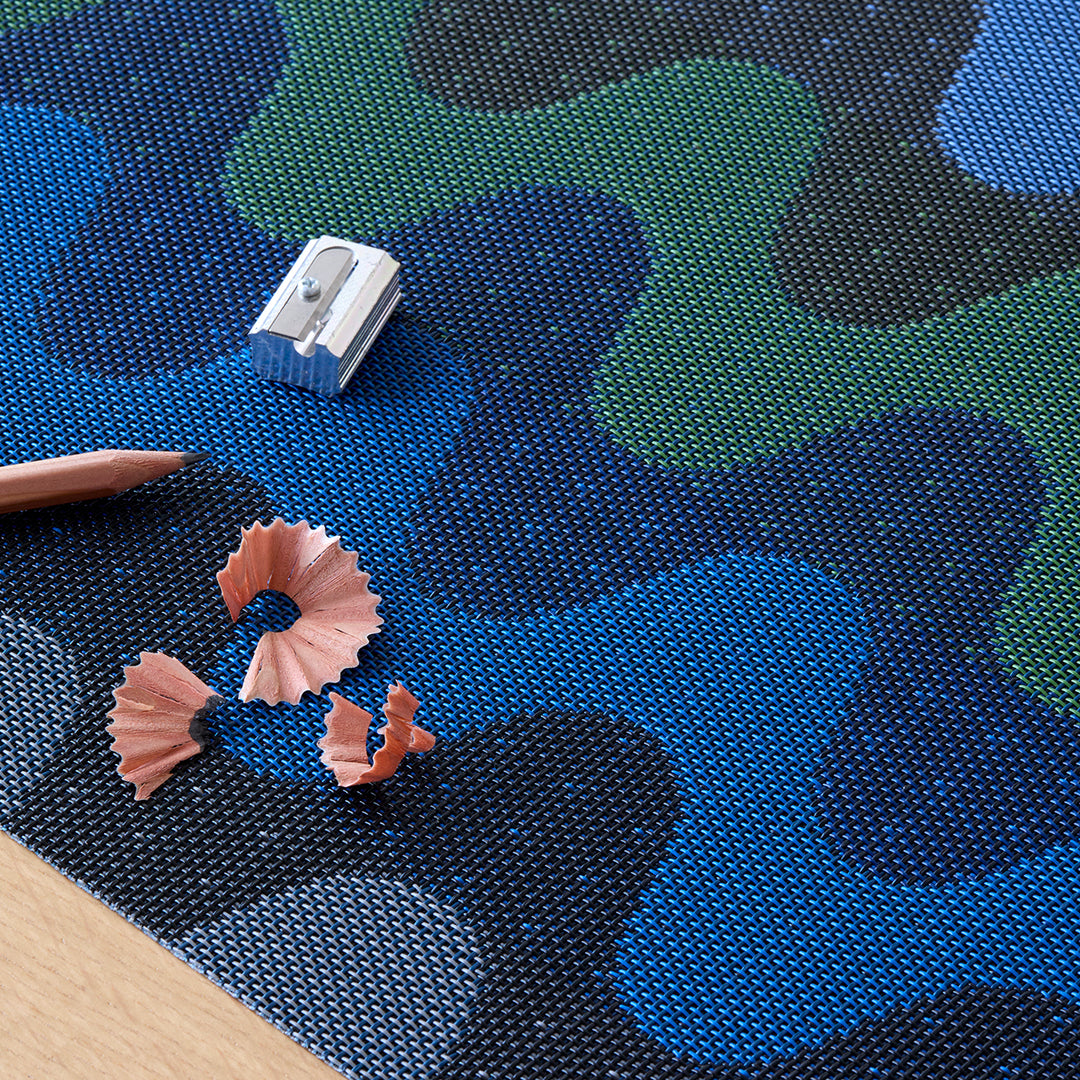 Chilewich Wiggle Woven Floormat Rug (Deep Sea)