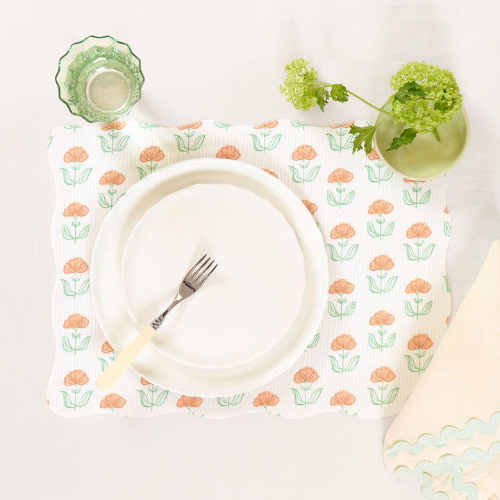 Meri Meri x Chilewich Jasmine Rectangle Placemats Set/4 (Multi)