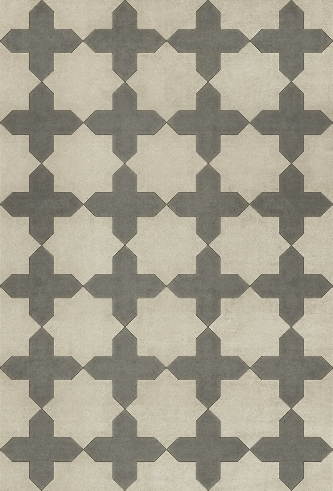 Vintage Vinyl Floorcloth Rug (Pattern 23 Simple as Doves)