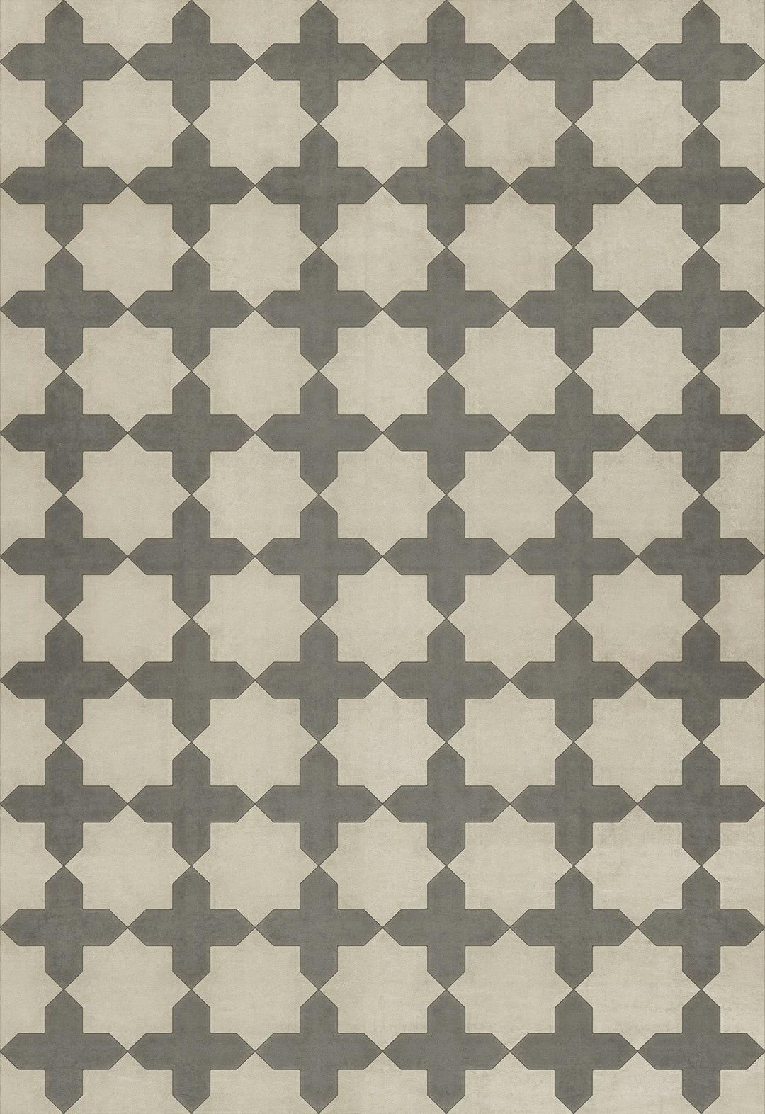 Vintage Vinyl Floorcloth Rug (Pattern 23 Simple as Doves)