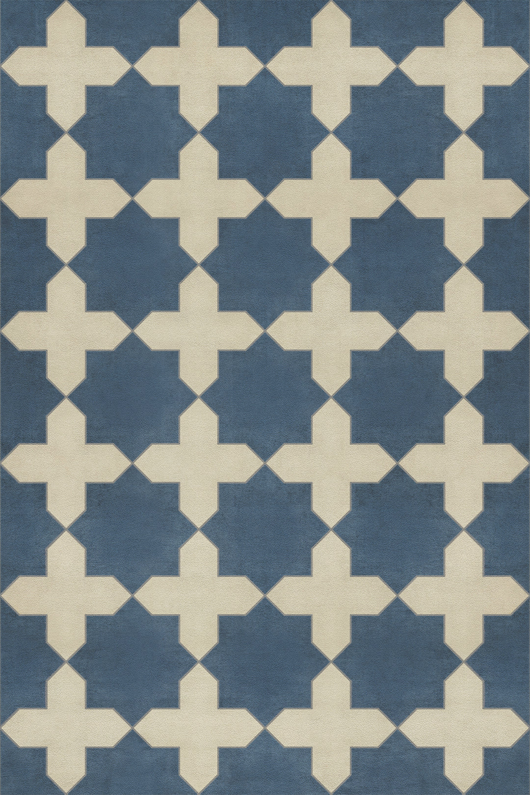 Vintage Vinyl Floorcloth Rug (Pattern 23 It Is In The Sea)