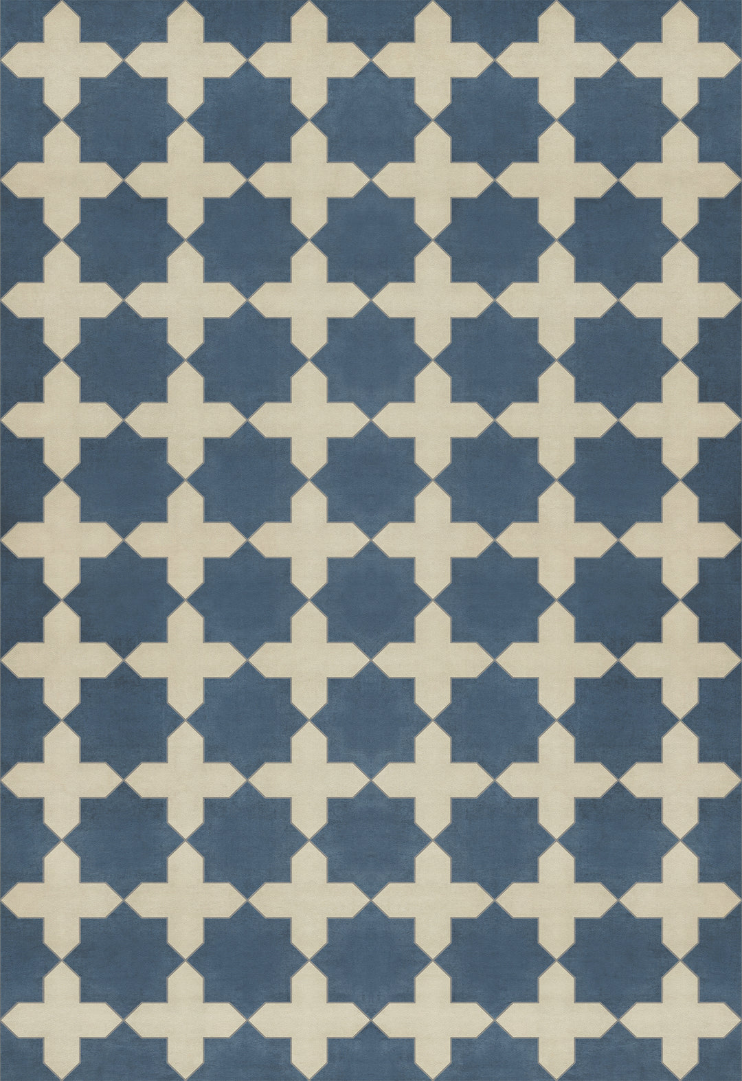 Vintage Vinyl Floorcloth Rug (Pattern 23 It Is In The Sea)