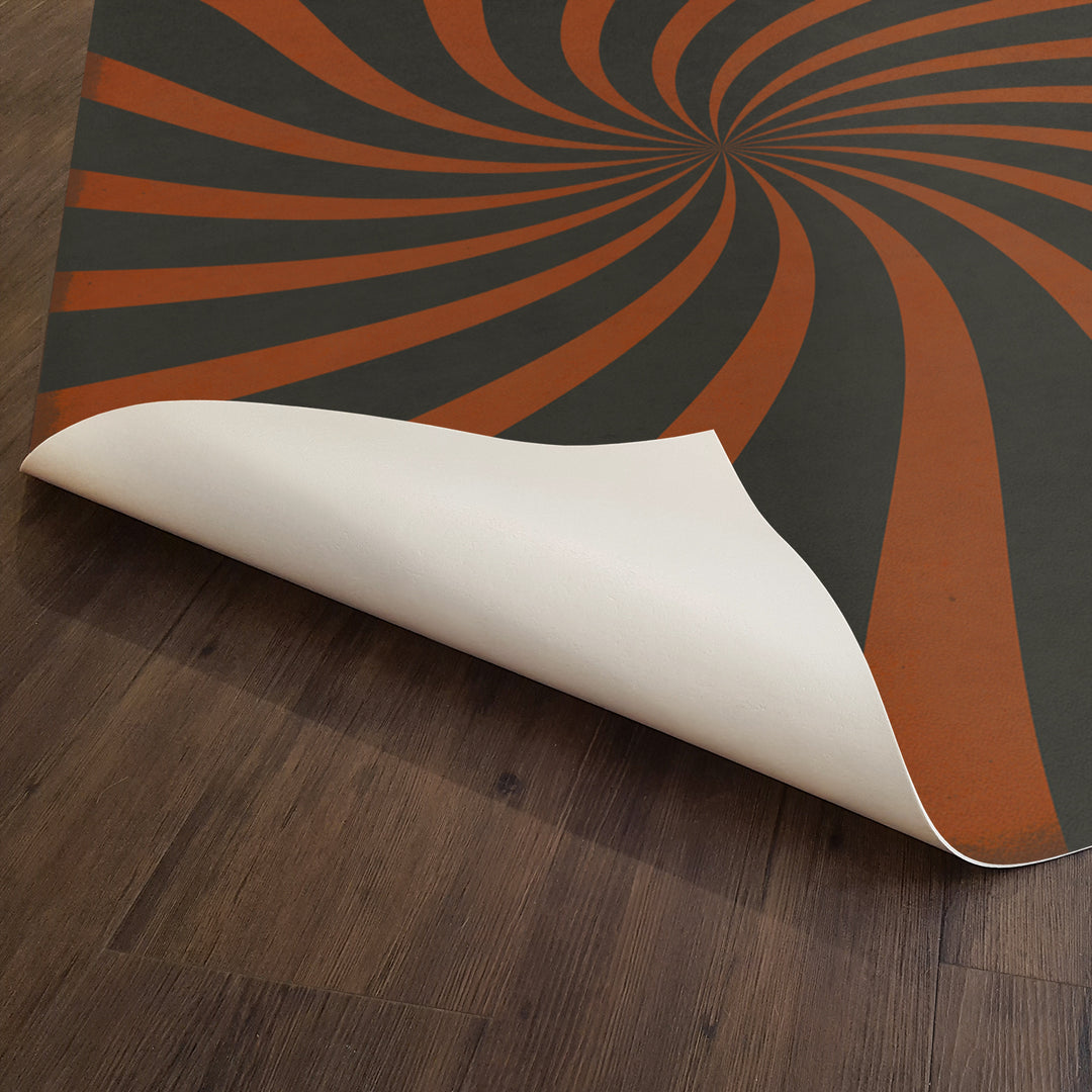 Vintage Vinyl Floorcloth Mats (Pattern 59 Under the Big Top)