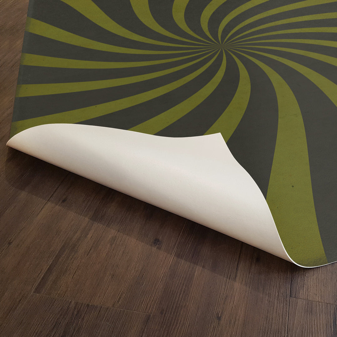 Vintage Vinyl Floorcloth Mats (Pattern 59 Vortex)