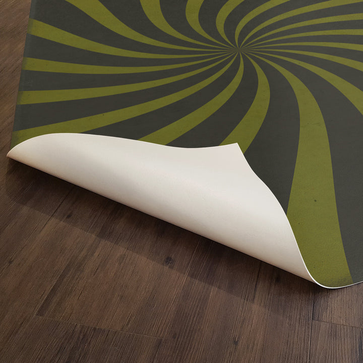 Vintage Vinyl Floorcloth Mats (Pattern 59 Vortex)