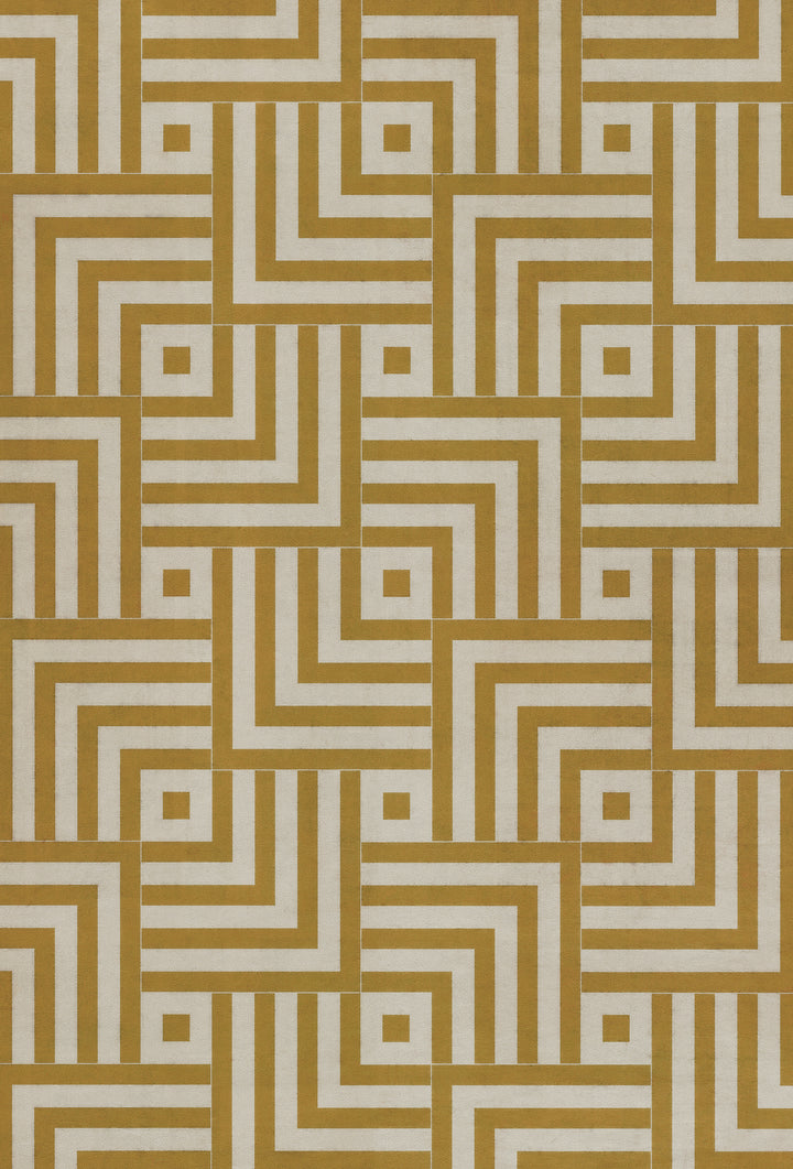 Vintage Vinyl Floorcloth Mats (Pattern 60 Retroversion)