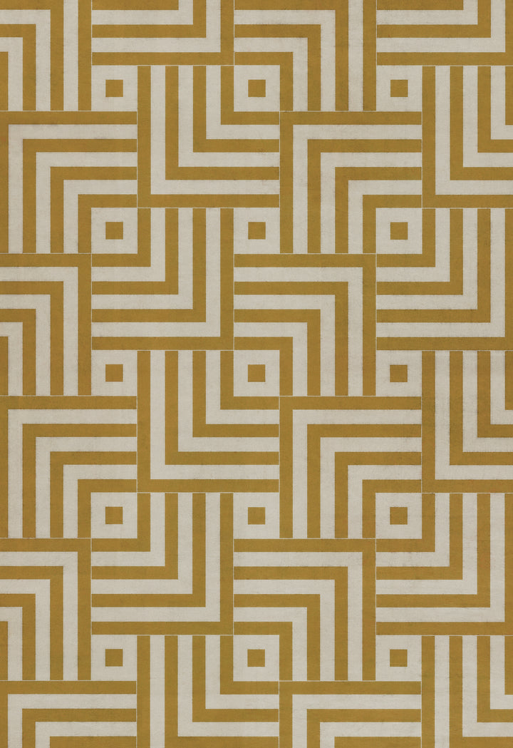 Vintage Vinyl Floorcloth Mats (Pattern 60 Retroversion)