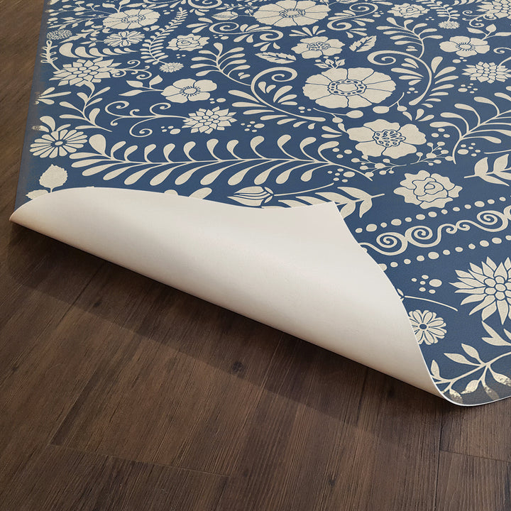 Vintage Vinyl Floorcloth Rug (Pattern 36 Dickinson)