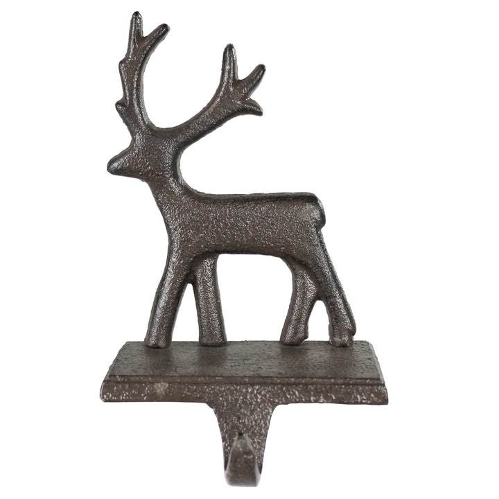 Deer Cast Iron Stocking Holder - Set of 2